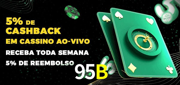 Promoções do cassino ao Vivo 95B